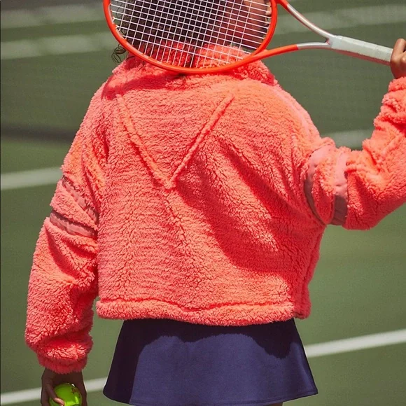 Free People Nantucket Half Zip NWT Coral - Picture 5 of 5